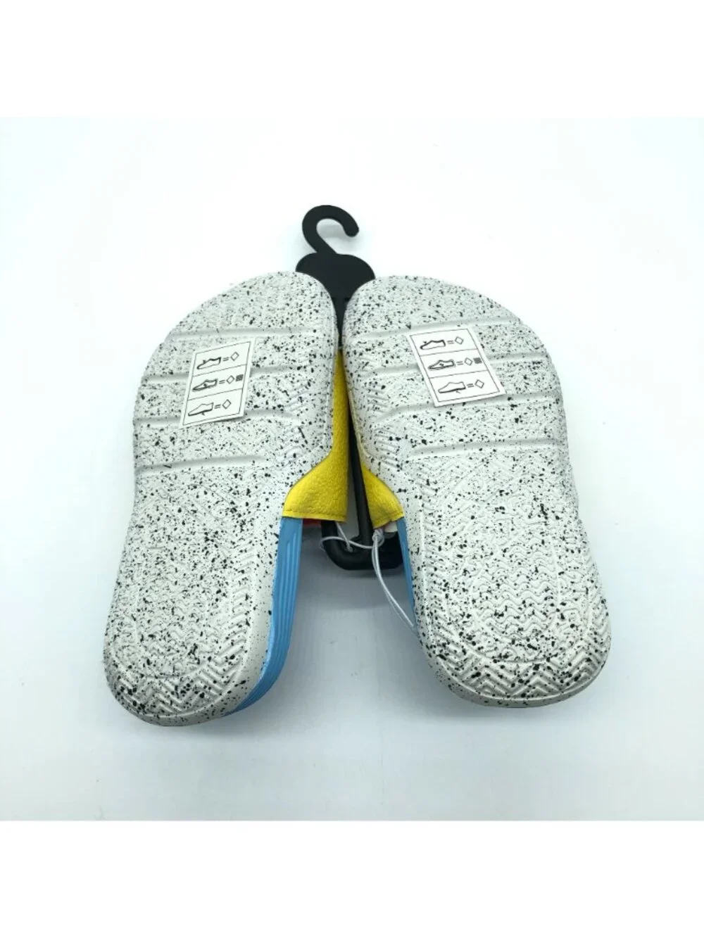 And1 Boys Sandals Slides Textured Yellow Blue 11